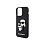 Чехол Lagerfeld для iPhone 15 Pro 3D Rubber Karl & Choupette Hard Black